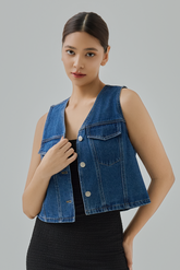 Lara Denim Vest